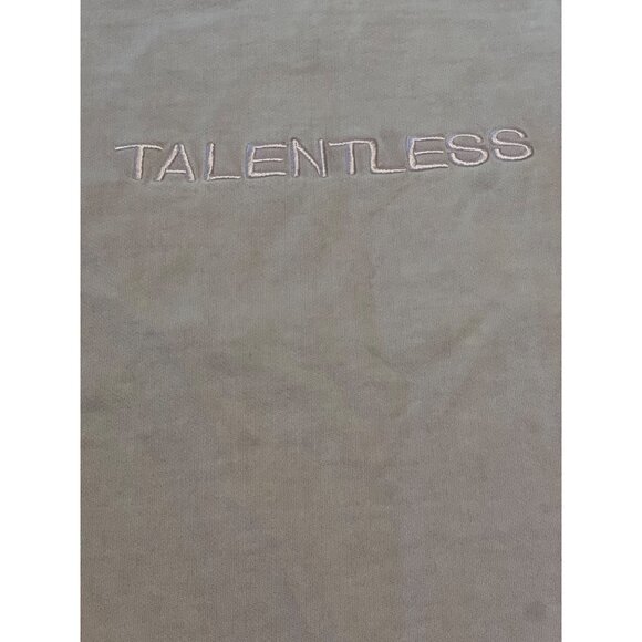 TALENTLESS Sweatshirt Embroidered Circle Logo Unisex   S/M Lilac - Picture 3 of 8